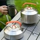 thumbnail image 1 of Hervidor de acero inoxidable para camping (1 unidad) olla para hervir agua al aire libre (8 x 8 x 15 cm) calentador de agua seguro de grado alimenticio para café y té en caso de, 1 of 9