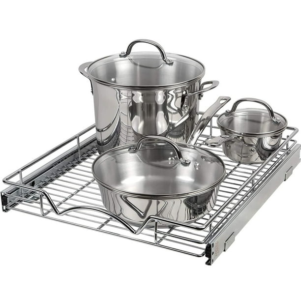 Hold N' Storage Pull Out Organizer Sliding Drawer Kitchen