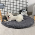 thumbnail image 3 of Trayknick Coussin pour Chat Rond Garde au Chaud Super Doux Chiens Chaton Coussin de Sommeil Lit pour Maison Multicolore S, 3 of 13