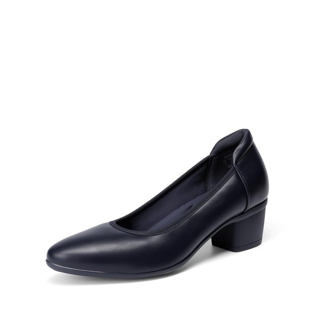 Zapatos de Tacón Cuadrado Navy para Mujer DREAM PAIRS Tacón 5 cm Talla 8