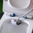 thumbnail image 4 of Riapawel Slim Compact Bathroom Toilet Bowl Brush for Bathroom- Toilet Brush Sturdy, Deep Cleaning, 4 of 6