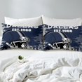 thumbnail image 3 of Erosebridal Retro Football Fitted Sheet Set Full, Rugby Player Bedding Full Size, Sports Print Decor 3pcs, 3 of 6