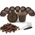 thumbnail image 4 of 3 Pcs Capsule de Café Tasse Compatible Nespresso Réutilisable Rechargeable Filtre à Café Dosette Capsules Filtre à Café Tasse Unique Capsule de Filtre Café pour Maison Cuisine Rouge, 4 of 9