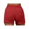 thumbnail image 4 of Women's Drawstring Athletic Shorts with Pockets, Casual Stretch Summer Shorts for Fitness and Daily Wear, 4 of 7