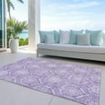 thumbnail image 6 of Addison Rugs Chantille Indoor/Outdoor Transitional Medallions Plum Washable Rectangle Rug, 8' x 10', 6 of 6