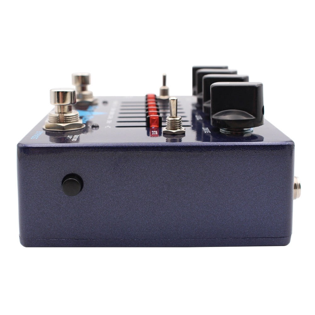 AFQH 1pc Guitar Distortion Preamp Metal Ultra Bass Effector VersatileWith 6-Band EQ & Headphone Output Electric Guitar Accessories