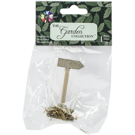 Micro Mini Garden Sign 2"X1"-Wood