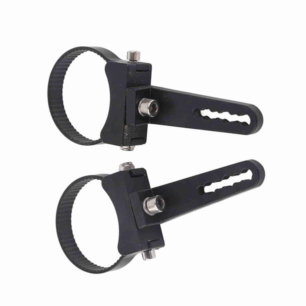 Abrazaderas de soporte para barra antivuelco/protectora de tubo de aluminio de 2,5" para luz de trabajo LED para coche, camión y todoterreno