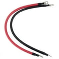 thumbnail image 6 of MotorbyMotor Power Battery Cable with Terminals, 18 Inch 4 Gauge AWG Wire Set with 3/8'' Ring Terminals Power Inverter Cables for Car Marine Solar ATV RV Lawn Mower Motorcycle Boat, 6 of 8