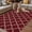 Dark Red, variant on Deep Red Morocco Outdoor Rug for Patio/Deck/Porch, Non-Slip Large Area Rug 5 x 7 Ft, Retro Farmhouse Quatrefoil Plaid Indoor Outdoor Rugs Washable Area Rugs, Reversible Camping Rug Carpet Runner