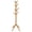 Natural Oak, variant on Margaret Solid Wood Coat Rack Clothing Hanger Black