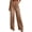 Brown, variant on Wide Leg Jeans for Women Trendy High Waisted Stretchy Baggy Raw Hem Denim Palazzo Pants with Pockets
