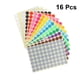 thumbnail image 4 of 16 etiquetas adhesivas redondas de papel con puntos de colores de 19 mm para regalo, colores variados, 4 of 5