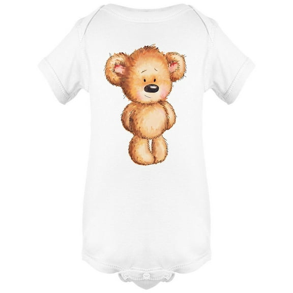 Embarrassed Teddy Bear Bodysuit Infant -Image by Shutterstock, Newborn