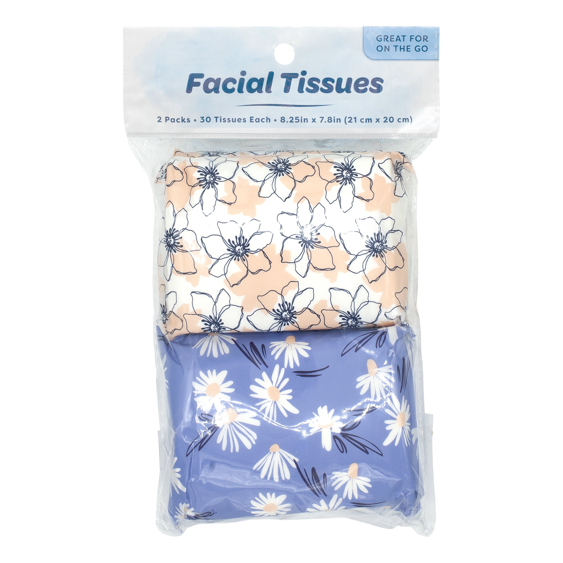 Best Brands White 2-Ply Facial Tissue, 2 Pack (60 Total Tissues)