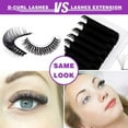 thumbnail image 4 of 10Pairs 3d Russian, D Curl Lash Strips, 15mm Wispy Fake Lashes that Look Like Extensions, Natural False Lashes Mink, 4 of 14