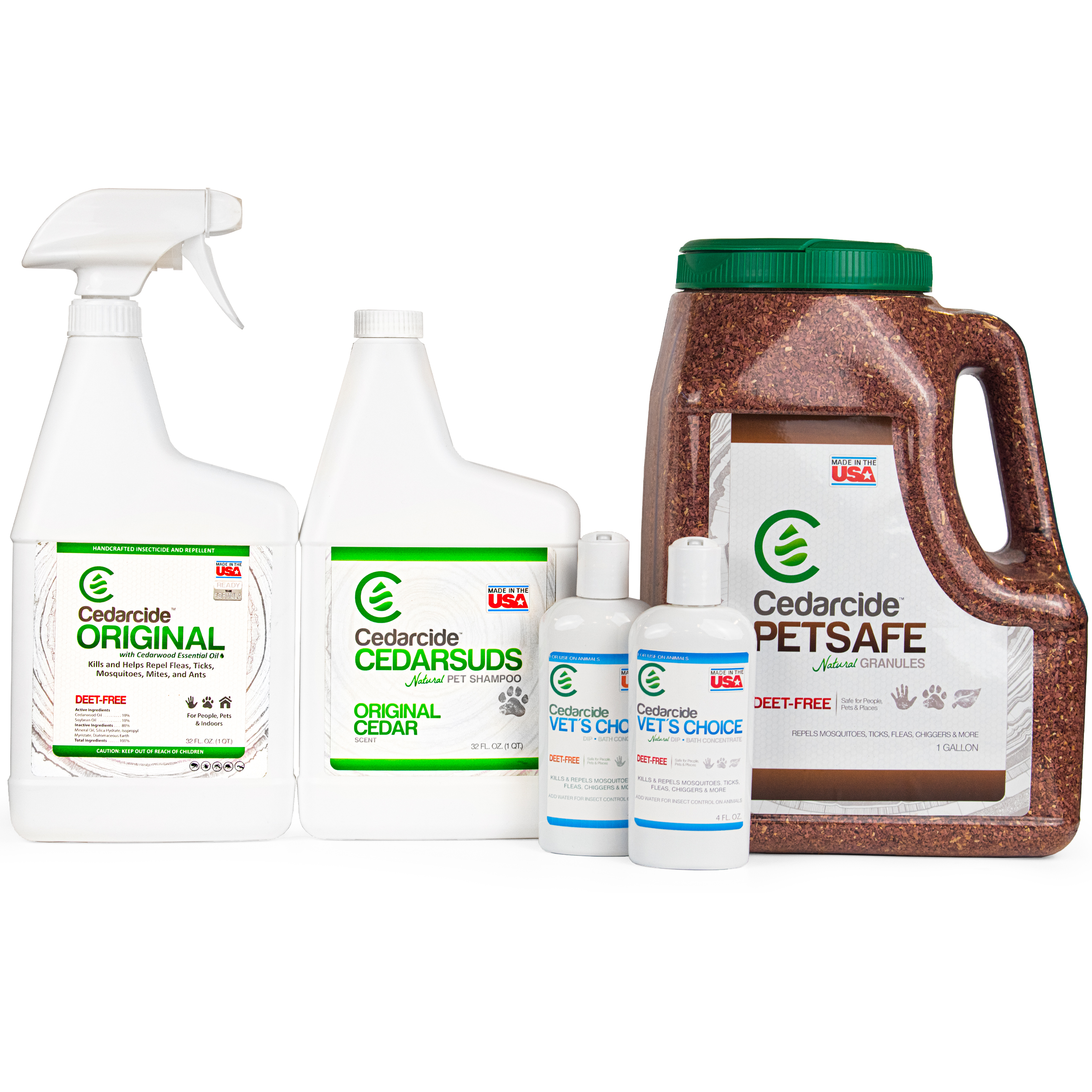 Cedarcide Flea & Tick Pet Pack (Large) Cedarcide Original + CedarSuds