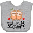 thumbnail image 3 of Inktastic I Love Hanging out with My Grammy Boys or Girls Baby Bib, 3 of 4
