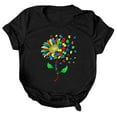 thumbnail image 2 of CNKOO T-Shirt Manches Courtes Manches Courtes Col Rond Femme pour Femme, 2 of 5