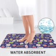 thumbnail image 6 of Bathroom Rugs Sets 3 Piece - summer Cute starwberry ice cream Absorbent Non Slip Bath Mats, U-Shape Toilet Lid Cover, Contour Mat, Soft Washable Shower Mats Bath Rug Mat for Bathroom Tub Toilet, 6 of 7