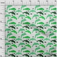 thumbnail image 3 of oneOone Cotton Poplin Green Fabric Beach Dolphin Diy Clothing Quilting Fabric Print Fabric By Yard 42 Inch Wide, 3 of 4
