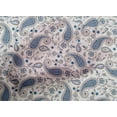 thumbnail image 5 of oneOone Cotton Poplin Dusty Blue Fabric Paisleys Sewing Fabric By The Yard Printed Diy Clothing Sewing Supplies 42 Inch Wide, 5 of 5