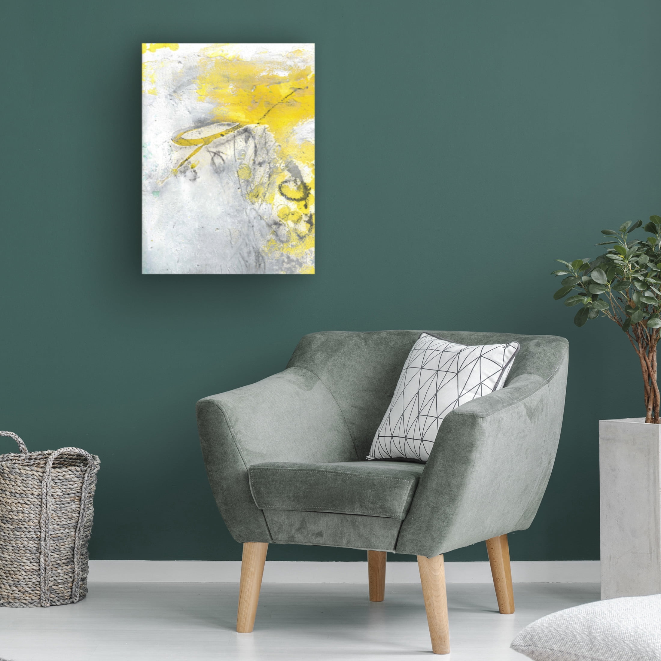 Canvas Wall Art - Deb Chaney 'Reclaiming I Of Ii' Wall Art for Living Room, Bedroom, or Office Décor by Trademark Fine Art - 35 x 47 Inches