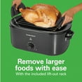 thumbnail image 6 of Hamilton Beach 20 Quart Electric Roaster Oven with Removable Pan, Black, 6 of 8