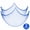 Blue, variant on Decorative Fishing Net 80x40 Inch,3mm Thick Natural Cotton-Large Wall Hanging Fish Net Decorations,Party Fishnet for Nautical Pirate Beach Themes,Pink 2 Pack