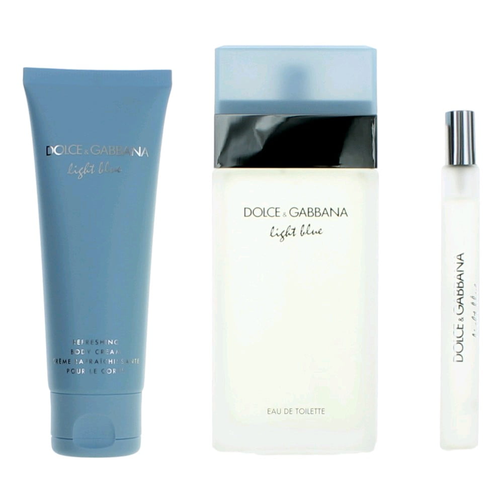dolce&gabbana light blue mini duo set