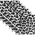 thumbnail image 6 of GZHJMY Leopard Cloth Napkins Set of 4, Reusable Washable Polyester Dinner Napkins for Family, Restaurant, Wedding, Party Decor 20 x 20 Inch, 6 of 7