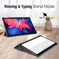 thumbnail image 3 of Slim Case for Lenovo Tab P11 11 inch Tablet 2020 (Model: TB-J606F TB-J606X), Lightweight Shell Stand Cover with Auto Sleep/Wake , Denim Gray, 3 of 8