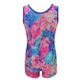 thumbnail image 2 of Tank Style Gymnastics Biketard (Princess Tie Dye, Youth 6-7), 2 of 2