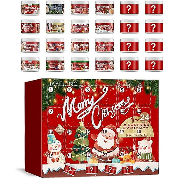 Advent Calendar 2022 Skin Care Makeup Set Christmas Advent Calendar,Christmas Beauty Accessory Kit For Women Girls 24Pcs
