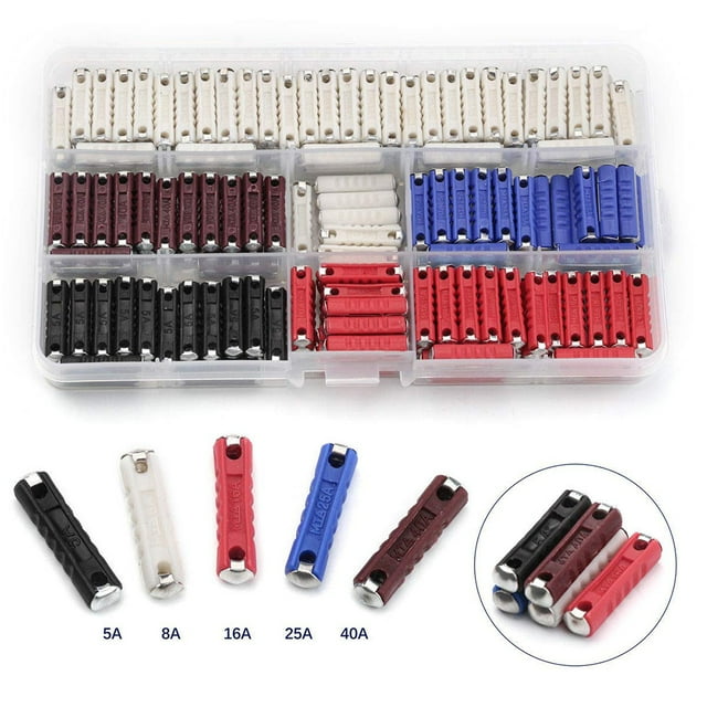 200PCS Différentes Tailles Voiture Fusibles Type Ensembles avec Boîte
