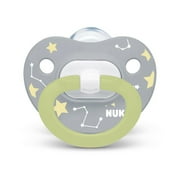 NUK Orthodontic Pacifiers, 6-18 Months, Neutral, Unisex, 3 Pack