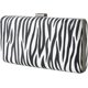 thumbnail image 1 of Women Clutch Evening Purses Black - And White Zebra Pattern Wristlet Hobo Bag Crossbody Bag With Chain Strap For Party, 1 of 4