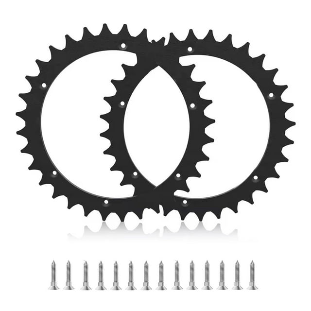 2 Pcs Pointes Antidérapantes de 205 mm pour Tondeuse, Pointes pour Tondeuse Robotisée, Pointes Antidérapantes avec Vis pour Worx Landroid P/M Robot Tondeuse