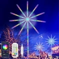 thumbnail image 1 of Estbridge WiFi Bluetooth Smart Fireworks LED Light Outdoor  LED Fireworks Sparkler Lights Outdoor Tall  LED Firework Lights Music/Mic Sync with Firework Launch Effect Remote & APP Control, 1 of 7