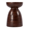 thumbnail image 2 of Butler Specialty Company Hayes 13"W Round Solid Wood Side Table - Brown, 2 of 5