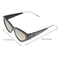 thumbnail image 2 of WHAMVOX 1Par Gafas De Sol Con Montura De Metal Dorado Y Protección Uv Para Mujer Con Diamantes, 2 of 6