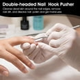 thumbnail image 2 of EXLEAF 5 Pcs Dual-Sided Cuticle Pusher Set,Stainless Steel Cuticle Pusher Tool for Manicure&Pedicure,Cuticles Trimmer,Nail Scraper,Cuticles Remover Tools for Salon, 2 of 15