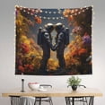 thumbnail image 2 of Pofeuu Romantic Flower Astronaut Couple Print Wall Tapestry Decoration Wall Hanging Tapestry 60 x 51 Inch, 2 of 6