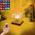 thumbnail image 1 of duomi-Ocean Galaxy Light Projector,16 Colors Northern Lights Lamp with Remote Control,3D Tesseract Lamp, Ocean Wave Projector Light for Bedroom, Party, Restaurant, 1 of 4