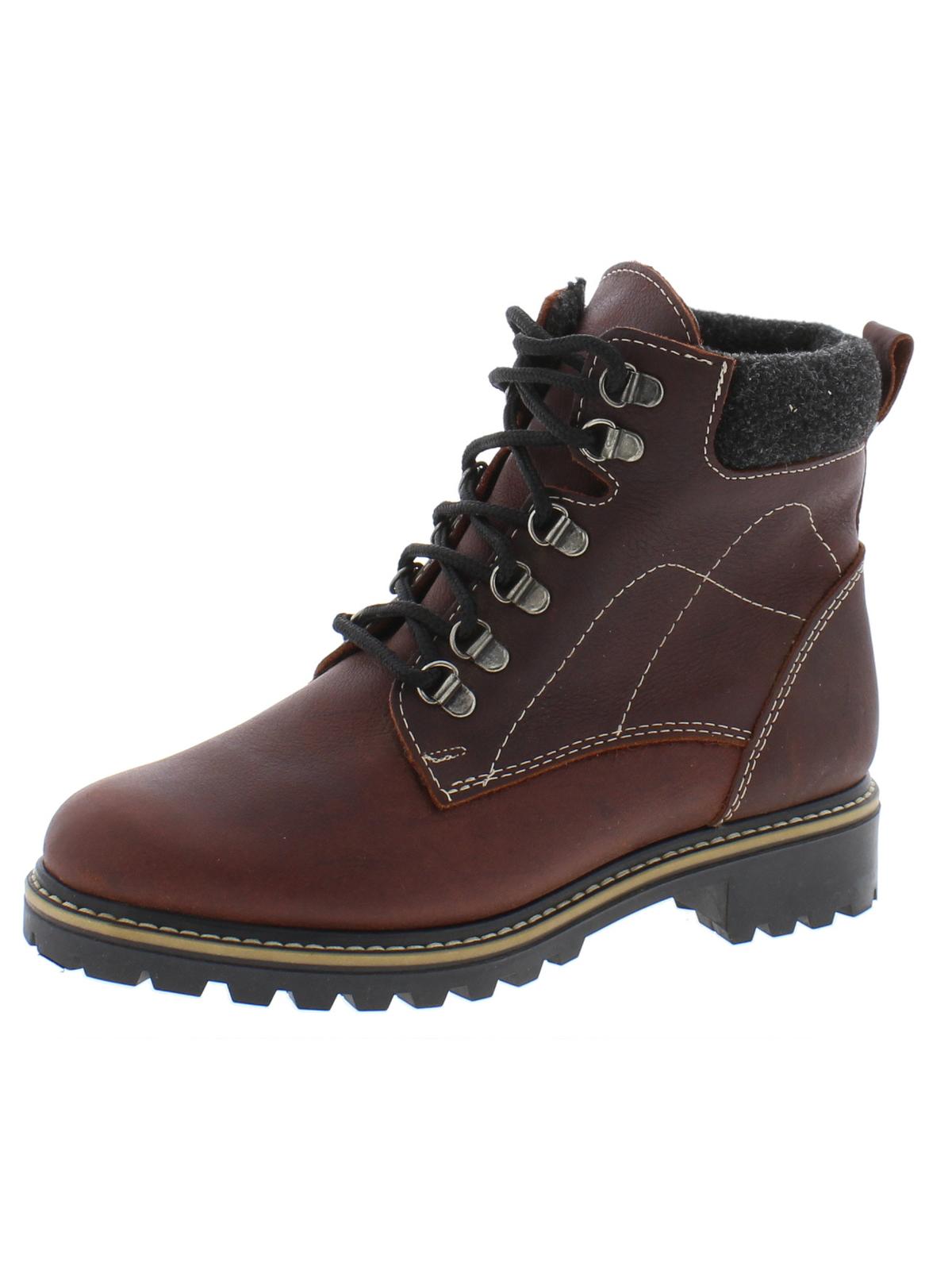 Penny Leather Fleece Lined Casual Boots 