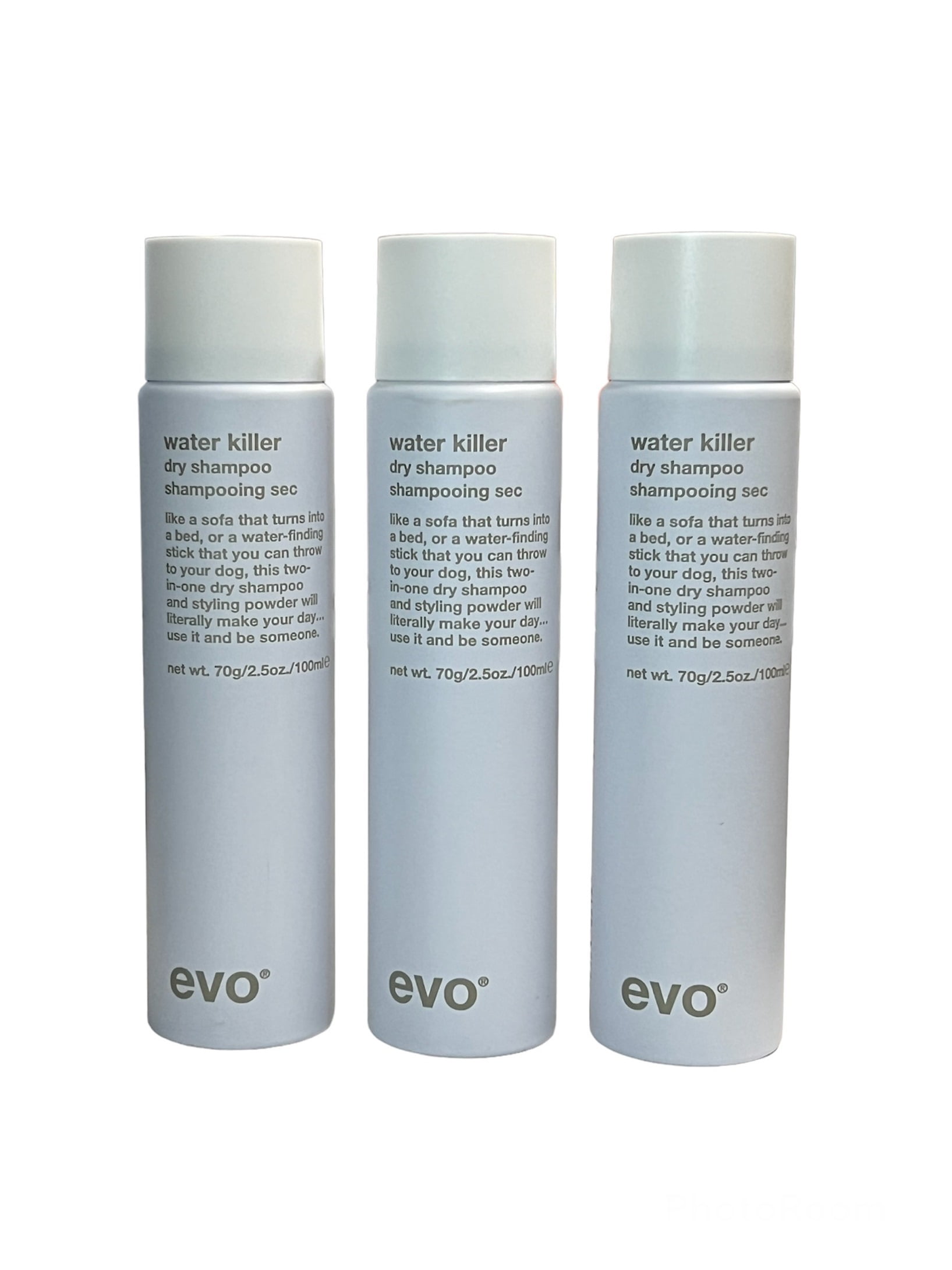Evo Water Killer Dry Shampoo 2.5 oz (3 Pack)