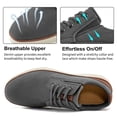 thumbnail image 3 of MeMoride Men's Casual Dress Sneakers Lace-Up Oxfords Business Mesh Breathable Walking Shoes for Work Business Office, 3 of 5