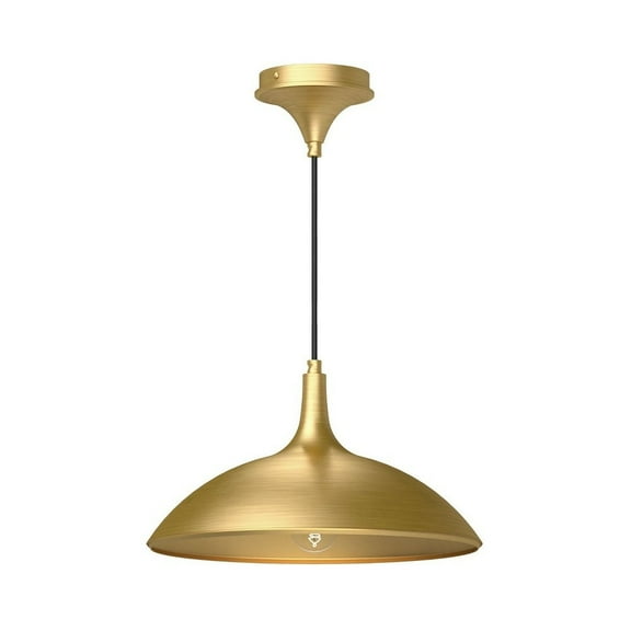 PD627914BG-Alora Lighting-Abel - 1 Light Pendant-8.13 Inches Tall and 14.25 Inches Wide-Brushed Gold Finish    -Traditional Installation
