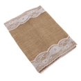 thumbnail image 3 of Burlap Ribbon,Burlap Ribbon Lace Design Burlap Christmas Tree Ribbon Burlap Wired Ribbon Extended Durability, 3 of 5