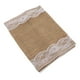 thumbnail image 2 of Cinta De Arpillera, Cinta De Arpillera De Navidad Natural Rústico Suave Cómodo Corte De Bricolaje Para Decoración De Navidad Para Coser Para Bordar OTVIAP Burlap Ribbon, 2 of 8